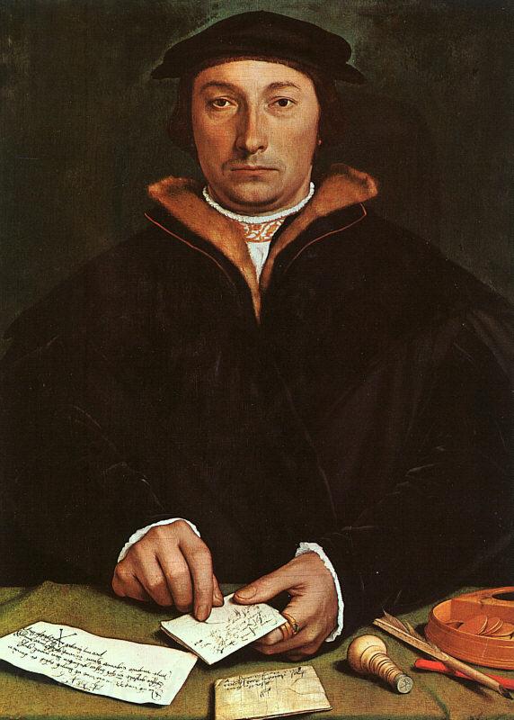 Hans Holbein Portrait of Dirck Tybis Spain oil painting art